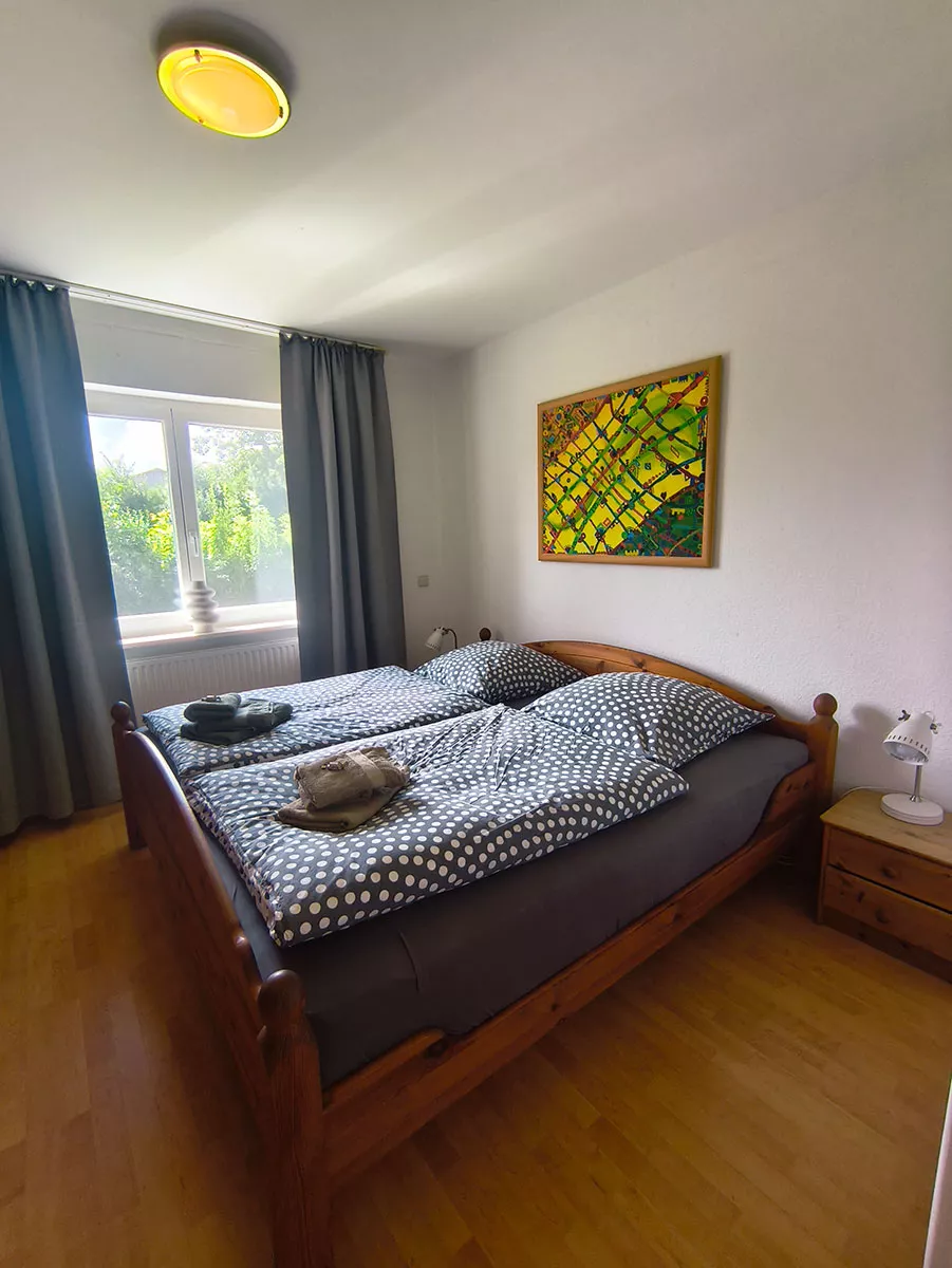 Ferienhaus Deichsonne – Doppelbett im Erdgeschoss, Ruhe und Entspannung